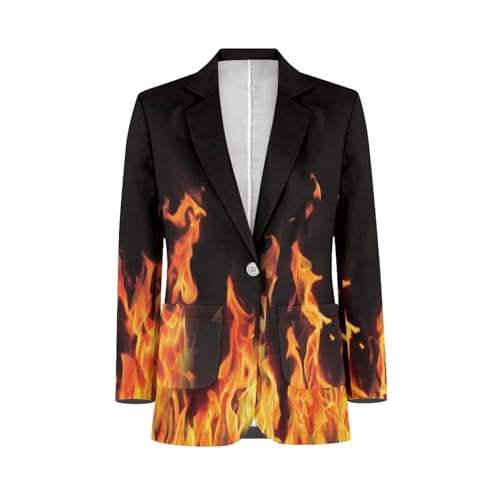 Adult Men Blazer Suit Regular Fit Business Jacket Suit Plus Size XS-5XL Breathable Lightweight Notched Lapel