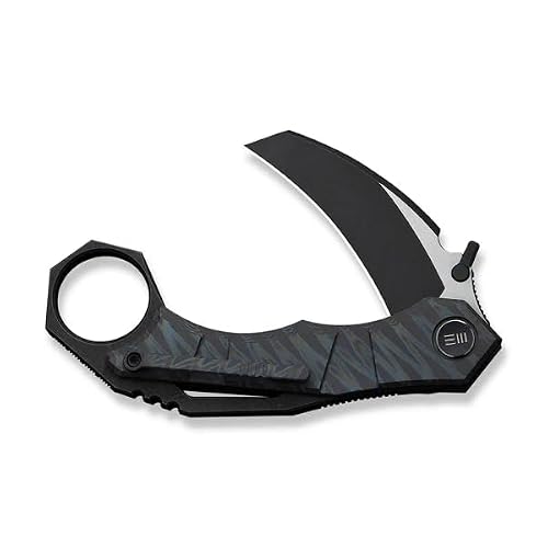 WE Knife Knife Tayra Frame Lock Karambit 24069-4 Tiger Stripe Flamed Titanium…