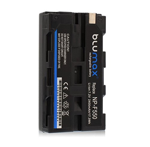 Blumax NP-F550 NP F550 di ricambio 2400 mAh 7,2 V