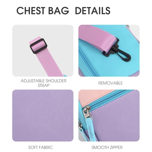 Cotmcor Girls' Colorblock Crossbody Sling Bag w/ Adjustable Strap (Select Colors) - image 8