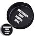 ForeverWill Personalized Stainless Steel Ashtray for Cigarettes Ash Tray For Home Patio Bar Name Text Letter LOGO Customized Engraving, Black, One size