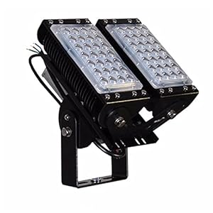 NewRed Store 100W LED-lamp Outdoor Lighting Floodlights IP65 Aluminium Flood Light Fitting (Emitting Color : Warm white…
