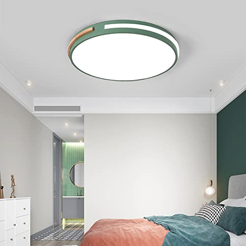 Plafonnier LED bois 36W JCAKES 50CM luminaire encastrable salon