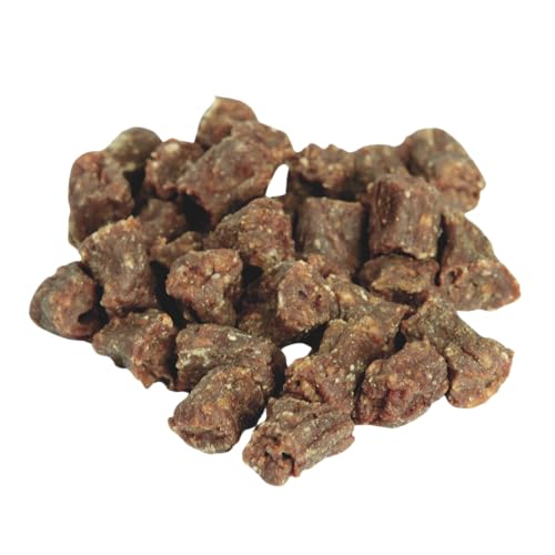 Pauls Beute Lieblinge Ziege | Hundeleckerli mit 98% Ziegenfleisch | 500g | Getreidefreie Hunde Snacks mit Apfel & Meersalz | Ideale Belohnung für Training & Zwischendurch | Ohne Zusatzstoffe