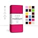 Produktbild JACOBSON Jersey Spannbettlaken Spannbetttuch Baumwolle Bettlaken (60x120-70x140 cm, Pink)