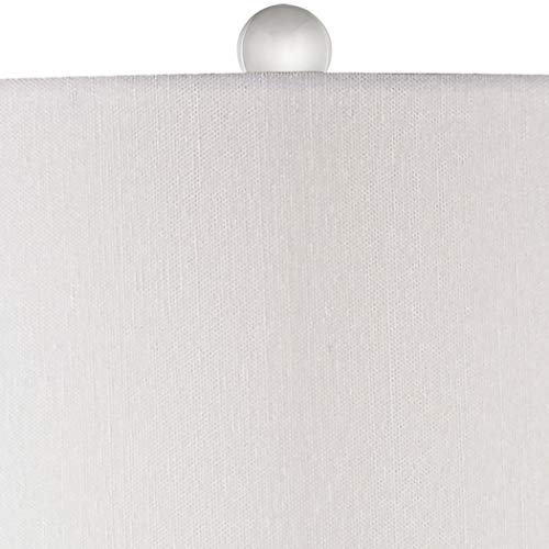 Dimond Lighting D2458 Ceramic Table Lamp, Fluted, 16" X 16" X 30", Off White #TOP4