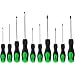 Produktbild TOOLZILLA 10-teiliges Magnetisches Schraubendreher Set für alle Anwendungen - 3 verschiedene Modelle für Heimwerker, mit Flachschlitzspitze und Kreuzschlitzspitze aus hochwertigem Chrom Vanadium