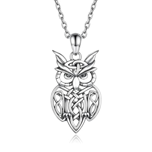 Sterling Silver Celtic Animal Necklace: Fox Rabbit...