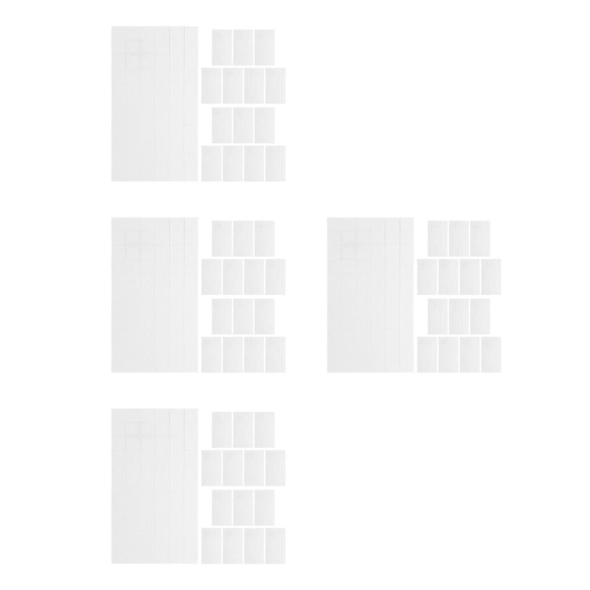 Tofficu 60 Blatt Doppelseitige Schaumstoff Klebequadrate 3d Unterstützung aus Weißem Schaumstoff für Fotoalben und Bastelarbeiten mit Starker Haftung für Halloween und Foto Wandmontage