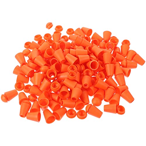 VICASKY 100 Uds. Extremos De Cordón con Cordón Tapón De Extremo De Campana De Plástico Clips De Cordón Sujetador Tapa Desmontable Cerraduras De Cordón para Mochila Sudadera con Capucha Cover