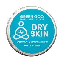 Green Goo Natural Skin Care for Eczema, Psoriasis, Cracked Hands and Feet, Black, Dry Skin, 1.82 Ounce