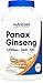 Nutricost Panax Ginseng 1000mg, 240 Capsules - Non GMO, Gluten Free, 120 Servings