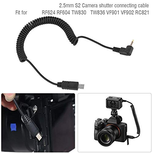 2.5Mm-S2 Shutter Connecting Cable,Remote Control/Trigger Cable For Sony A7/A7R/Nex-3Nl/A6000/A58/Hx300/Rx100N,Pixel T8/Tw283/F-508/Opas/Bg-100,Meyin Rf624/Rf604/Tw830/Tw836/Vf901/Vf902/Rc821 #TOP1
