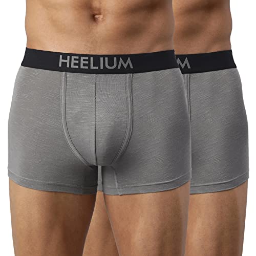 Image of HEELIUM Bamboo Underwear Trunk for Men | 3X Softer Than Cotton & Odour Free | Stretchy Fabric & Durable Waistband