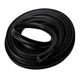 GAOLAOSY 1.7M/5.6Ft Car Windshield Cowl Rubber Seal Strip, Cuttable Auto Front Rear Windshield Seal Strips, Vehicle Weather Stripping Window Door Sealing Molding Trim Strips for SUV Truck (1PC)