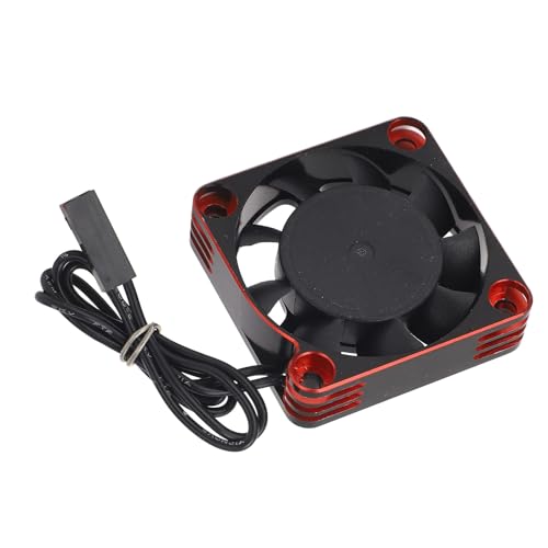 WBTY RC Car Motor Cooling Fan 40x40mm 15000RPM RC ESC Heatsink Fan for AXIAL for Traxxas for HSP for Redcat for HPI DC 5‑9V (Red) -  WBTY7zt35sy0ug-11