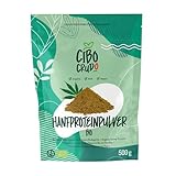 Bio Hanfprotein Pulver - 500g. Hanfproteinpulver Frei von Gluten Soja und Laktose. Hoher...