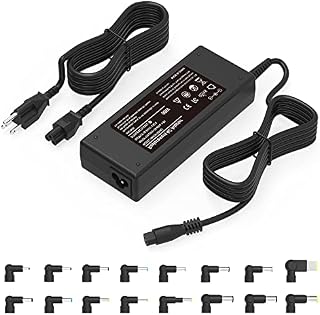65W 90W ETL Certification Universal Laptop Charger Compatible with HP Dell Lenovo Acer ASUS Samsung Toshiba Gateway Sony Fujitsu Laptop Charger Notebook Ultrabook Power Adapter Cord 16 Connectors