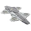 Fascinations Metal Earth Premium Series Marvel Infinity Saga Helicarrier 3D Metal Model Kit Bundle with Tweezers