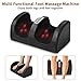 Zofory Shiatsu FußMassagegeräT mit Heizung, Massagegerät Beine, Tiefengewebsmassage mit Heizfunktion Massage-Roller Massage Fussmassagegerät Elektrisch Geschenk für Eltern und Freunde