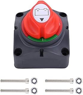 CoCsmart Battery Disconnect Switch, 12V-48V Battery Isolator Switch Master Power Cut Off Kill Switch Waterproof Marine Switch for Car RV Boat Truck ATV Vehicles