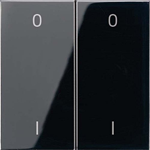 Jung ENOLS995-01SW - Pulsador 4 canal para enocean con simbolo o-i negro