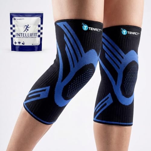 Image of Knee Cap Support | Compression Knee Sleeve for Pain Relief, Gym, Running & Sports | Stretchable, Breathable Fabric (M)