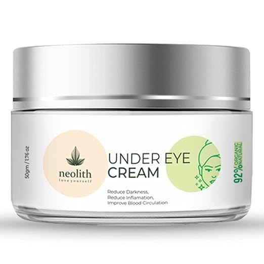 SHYRC Under Eye Cream (50 Gm) for Dark Circle, Anti Fatigue, Reduce Wrinkles and Fine Lines, With Aloe Vera || 92% Organic Eye Cream for Women & Men-image-25