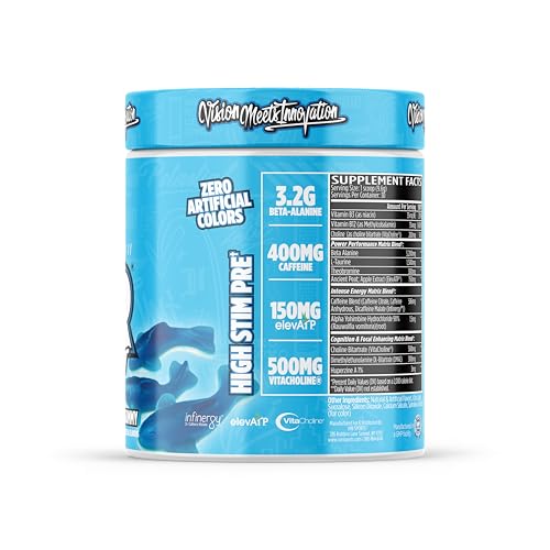 Image of KXR Pre-Workout Energy Powder | Intense Energy Pre-Workout Drink for Men and Women| Improves Performance - Enhanced Focus & Increased Endurance | 30 Servings (Original Blue Shark Gummy)