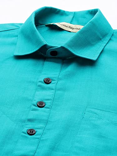 Image of Rajubhai Hargovindas Men's Festive Cotton Pathani Kurta