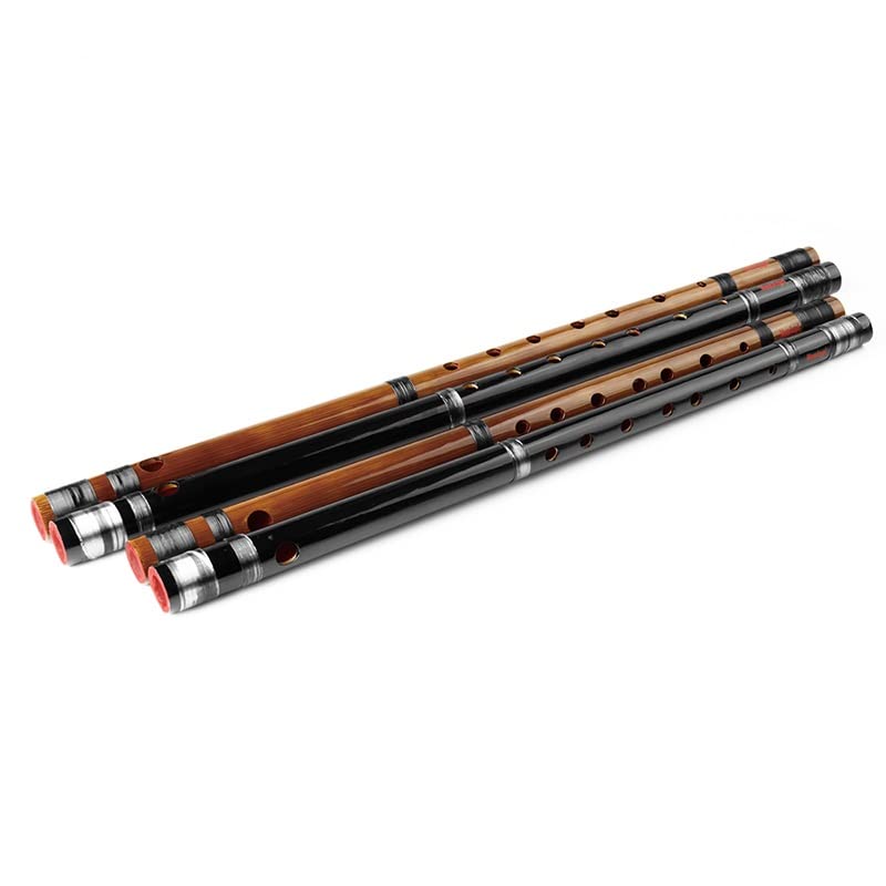 flet bambusowy, z czarnymi liniami flet dla początkujących ręcznie robiony instrument dęty drewna bambusowego muzyczny
