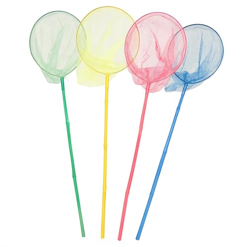 Supa Kids Fish Net 6in x 3ft - Durable Childrens Fishing Net with Plastic-Coated Handle