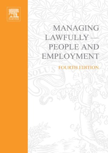 Buy Managing Lawfully - People and Employment Super Series โ BookShops.in