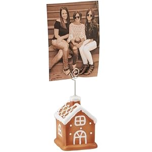 Primitives by Kathy Gingerbread House Photo Holder Primitives by Kathy Gingerbread House Photo Holder