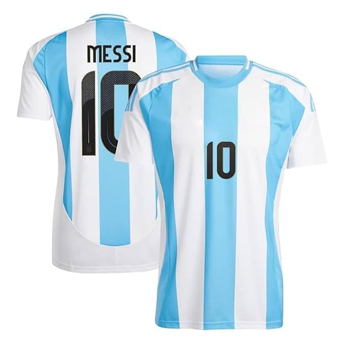 Sports Soccer Argentina Messii 10 Football Jersey (Boy's & Men)-image-17