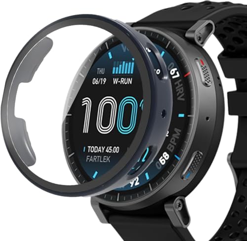 Amazfit Active Max 48mm �p �P�[�X �ی�J�o�[ �t���J�o�[�ی� �h�� ��̌^ �V�f�U�C�� 3D���p�G�b�W �����^ �����ߗ� �S�ʕی� �����ȒP ���ϋv �ϏՌ� �����h�~ �Ή�Amazfit Active Max 48mm
