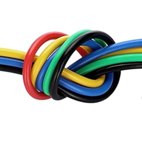 Image of 5pcs Alligator Clips Test Leads Set Dual Ended 15A Test Lead Wire Cable with Insulators Clips with Protective Jack Copper Clamps for Electrical Testing 5 Colors 3.3 ft /1m