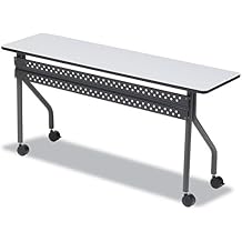 Iceberg 68067 OfficeWorks Mobile Training Table, Rectangular, 72w x 18d x 29h, Gray/Charcoal