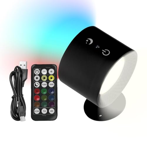 Glowright Lights | Glow Right Lights | Smart+ Halo Lux | GlowRight Indoor Everywhere Light 2.0 | 360Rotation Cordless Glowright Round Lights with Controller 3 Color Temperatures & Dimmable Magnetic