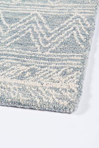 Momeni Mallorca Light Blue Area Rug Area Rug, 8' X 10' Sized Rug For Living Room, Bedroom, Dining Room, And Kitchen #TOP5