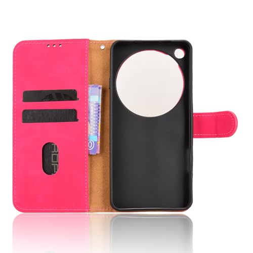 Image of for Oppo Find X9 Ultra 5G Leather Case Skin Feel Anti Drop Wallet Stand Flip Phone Cover - Rose