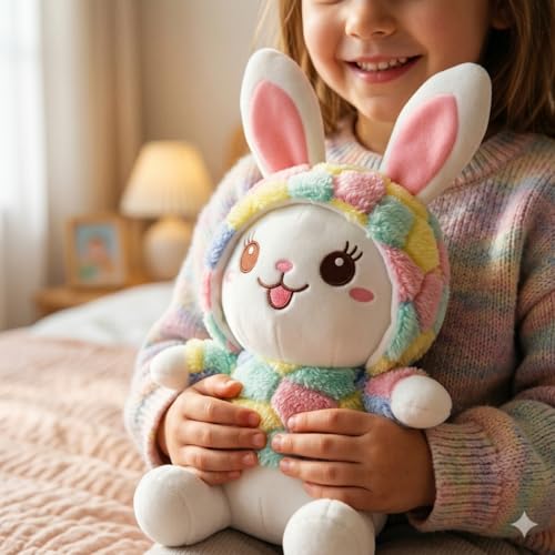 Image of Cionum Soft Plush Toy for Kids - Cute Stuffed Animal Soft Toy - Soft Cuddly Toy for Baby Boys & Girls, Return Gift & Room Decor Rabbit 22cm