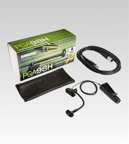 Micrófono Shure PGA98H para instrumentos de viento con cable XLR 3