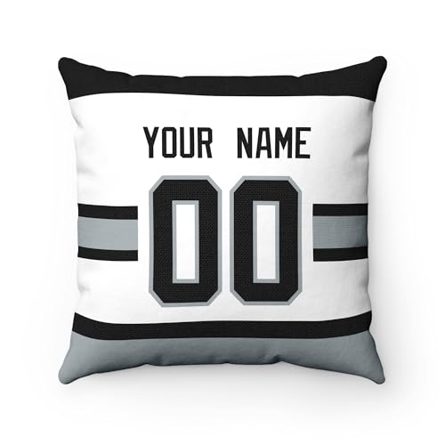 Image of ANTKING Los Angeles Throw Pillow Personalized Custom Any Name and Number for Men Women Boy Gifts