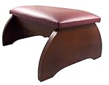 Religious Gifts Maple Hardwood Personal Bed Time Prayer Kneeler, 8 Inch (Walnut Stain)
