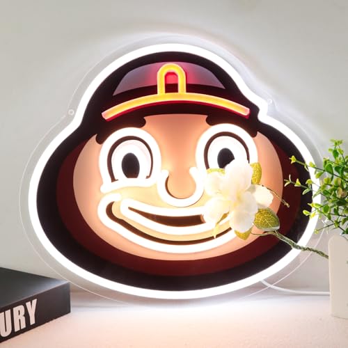 Image of Pugna Mascot Merch Neon Signs for Wall Decor University Mascot Neon Lights for Bedroom Led Signs Suitable for Dormitory Man Cave Christmas Gift