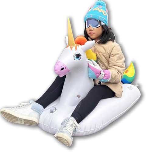 Einhorn-Schneeschlitten 125 cm