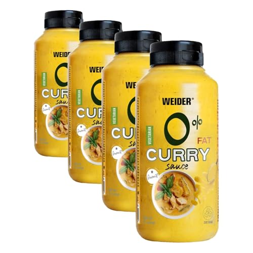 Sauce curry 0% Weider recette gourmet pour légumes et salades