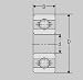 Produktbild Miniatur Kugellager S626 ZZ, 6x19x6, S 626 ZZ
