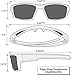 Siskiyou Sports NFL Dallas Cowboys Unisex Edge Wrap Sunglass and Bag Set, Team Colors, One Size (FESG055EB)